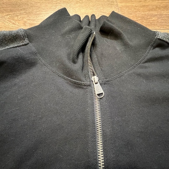 FP Movement By Free People High Jump Full-Zip Sweatshirt, Sz Large, Black/Gray - Picture 4 of 16